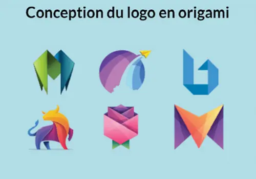 conception du logo en origami-e-connex-web-marketing